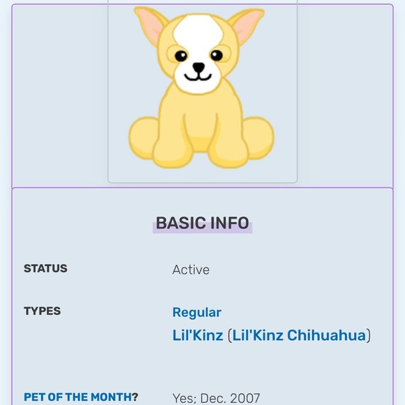 WEBKINZ Ganz CHIHUAHUA HM104 hang & but Tag No Code plush stuffed animal - Picture 14 of 14